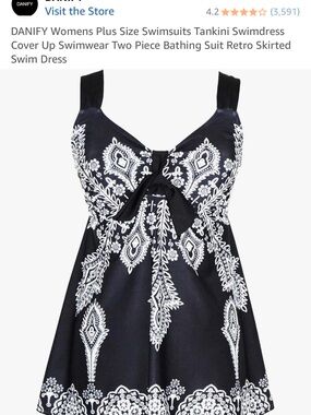 DANIFY Womens Plus Size Swimsuits